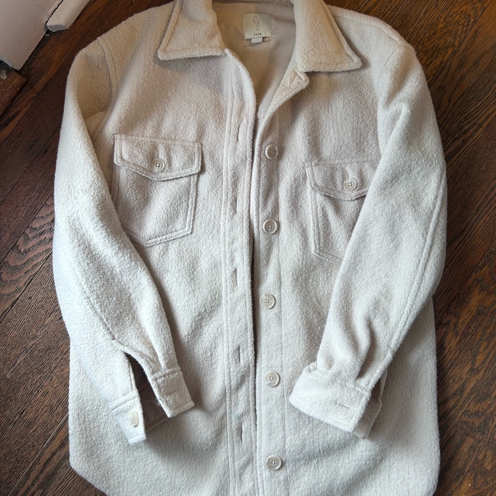 Joie women’s Off-White Shirt Jacket